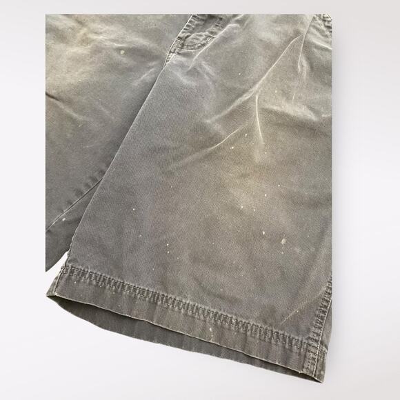Old Navy Vintage Carpenter Shorts Mens W38‎ Slate Gray Y2K Streetwear - Picture 9 of 12